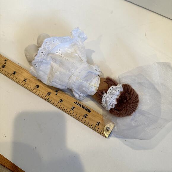 Powell Craft England Bride Cloth Rag Doll Bridal Wedding Veil - Picture 10 of 11